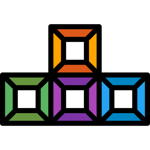 tetris Basic Miscellany Lineal Color icon