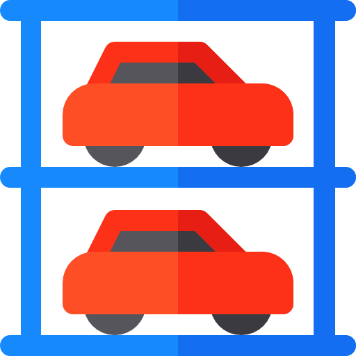 parkplätze Basic Rounded Flat icon