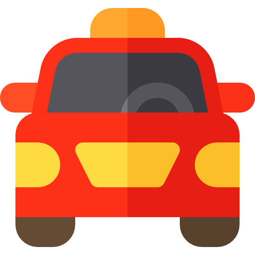 Taxi Basic Rounded Flat icon