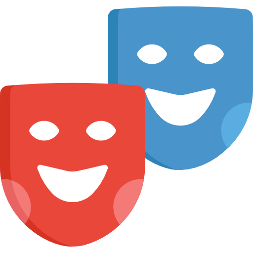 Theater masks Special Flat icon