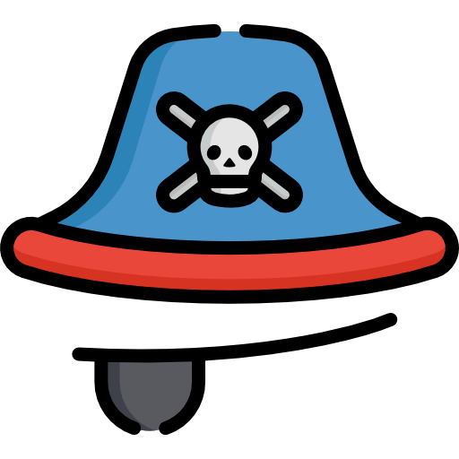 pirata Special Lineal color icono