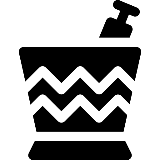 버킷 Basic Rounded Filled icon