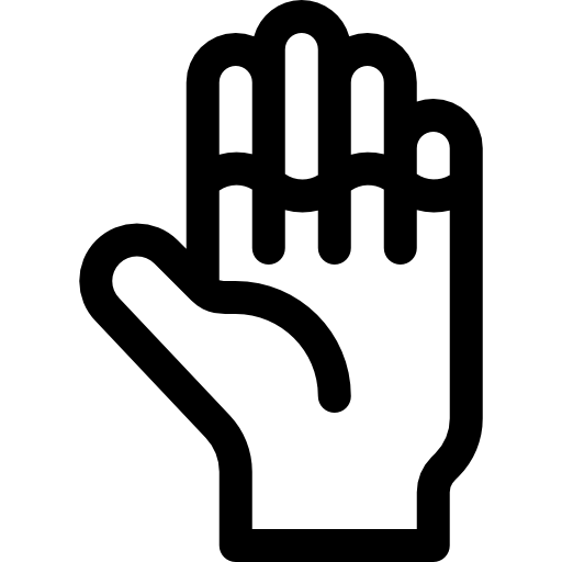 main Basic Rounded Lineal Icône