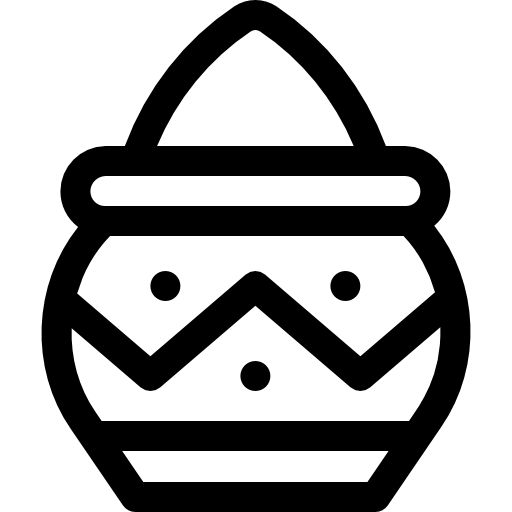 polvere Basic Rounded Lineal icona