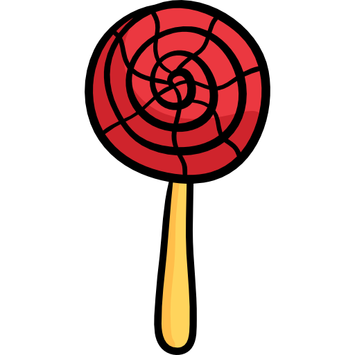 Lollipop Hand Drawn Color icon