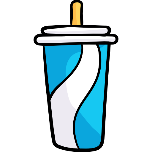 soda Hand Drawn Color icono