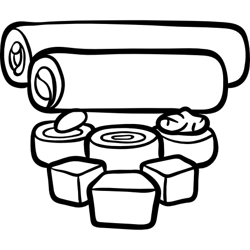brocheta Hand Drawn Black icono