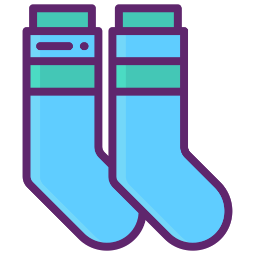 靴下 Flaticons Lineal Color icon