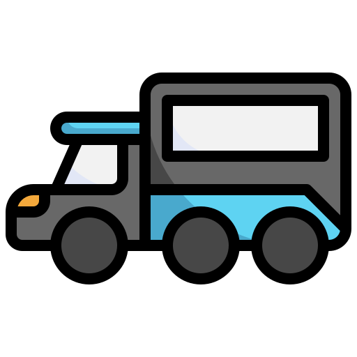 Delivery truck Surang Lineal Color icon