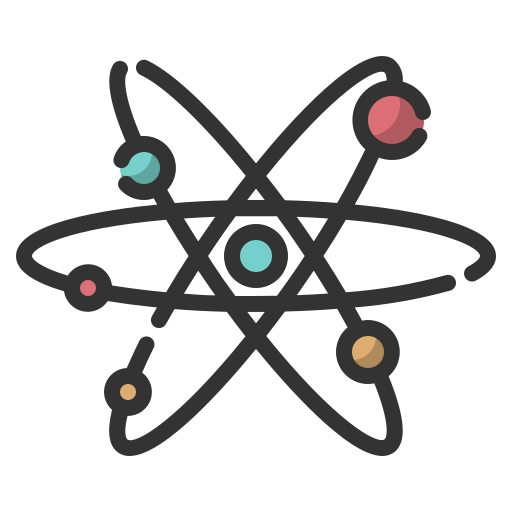 molekularny Generic Outline Color ikona