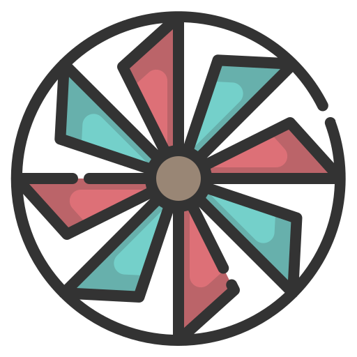 turbine Generic Outline Color icoon