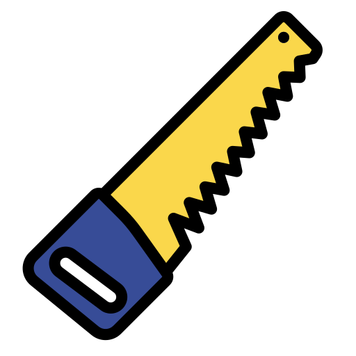 Handsaw Generic Outline Color icon