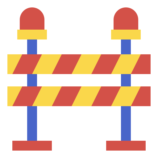 Traffic barrier Generic Flat icon