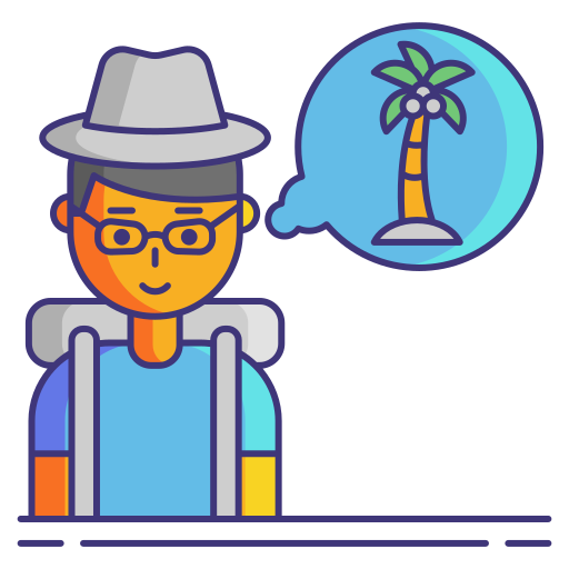 vakantie Flaticons Lineal Color icoon