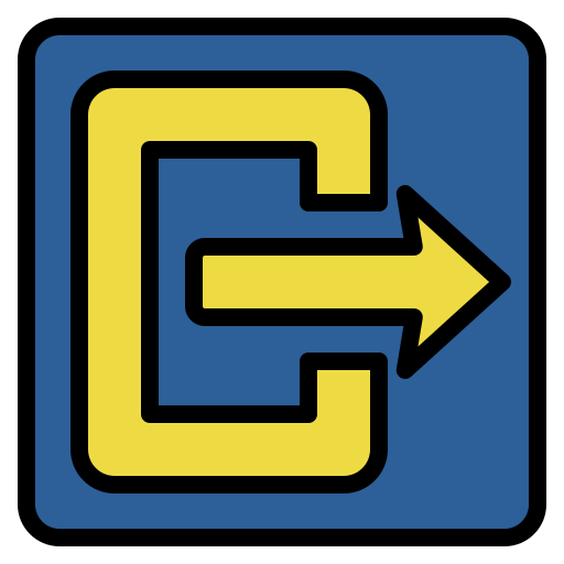 ausloggen Generic Outline Color icon