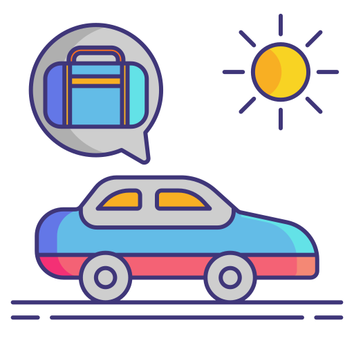 Road trip Flaticons Lineal Color icon