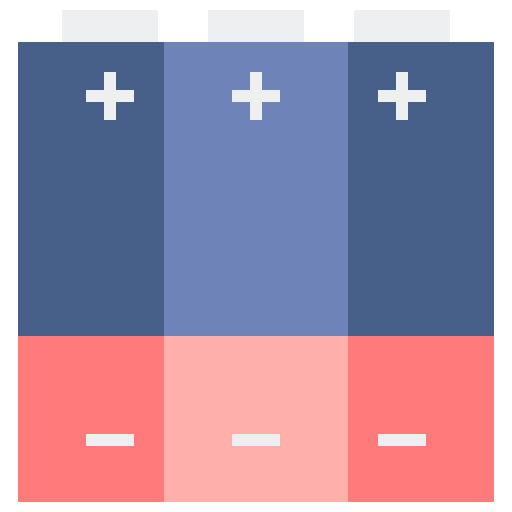 stato della batteria Flaticons Flat icona