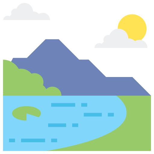 Lake Flaticons Flat icon
