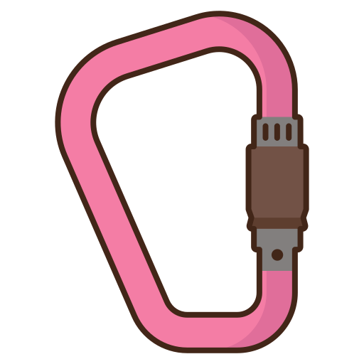 karabiner Flaticons Lineal Color icon