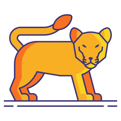 leones Flaticons Lineal Color icono