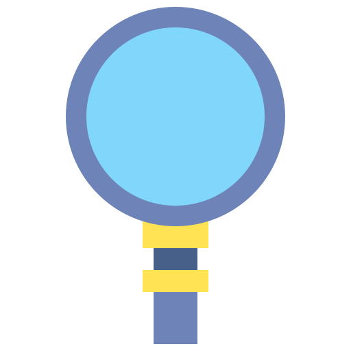 Magnifying glass Flaticons Flat icon