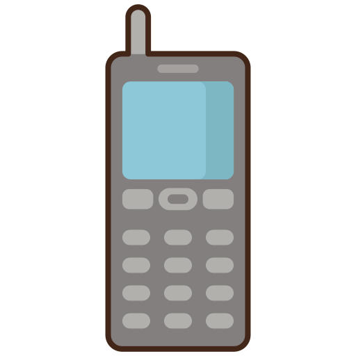 teléfono móvil Flaticons Lineal Color icono
