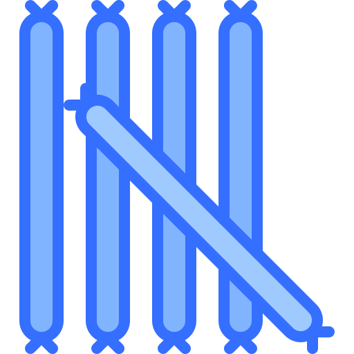 소시지 Coloring Blue icon