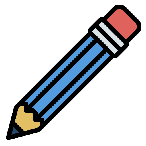 Pencil Generic Outline Color icon