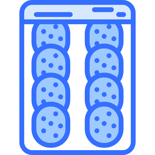 소시지 Coloring Blue icon