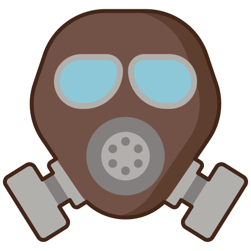 Gas mask Flaticons Lineal Color icon