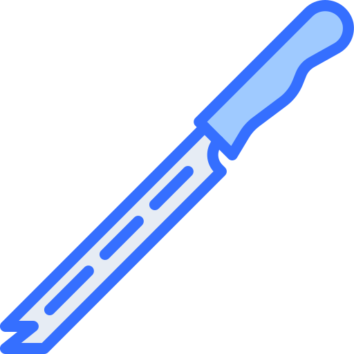 ナイフ Coloring Blue icon
