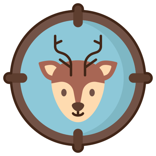 Hunting Flaticons Lineal Color icon