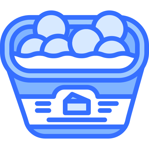 Mozzarella Coloring Blue icon