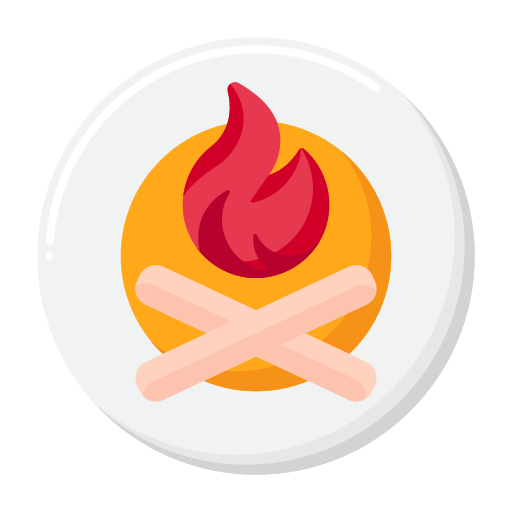 pożary Flaticons Flat ikona