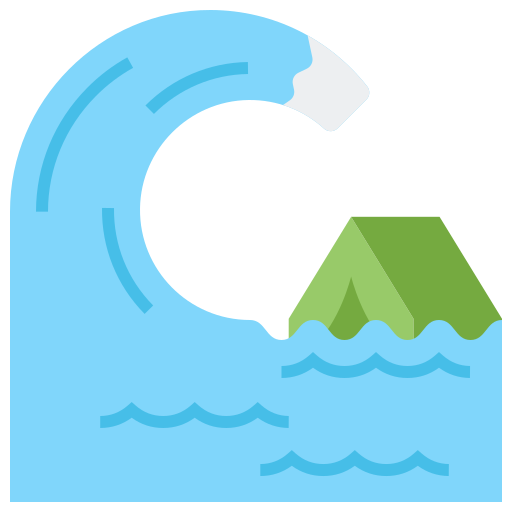 tsunami Flaticons Flat ikona