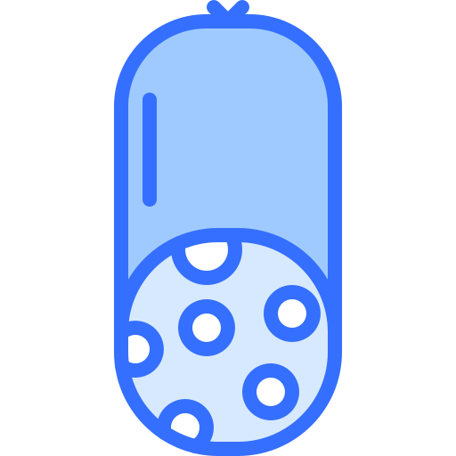 saucisson Coloring Blue Icône