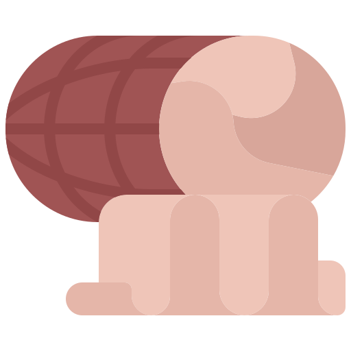 Ham Coloring Flat icon