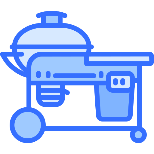 Grill Coloring Blue icon