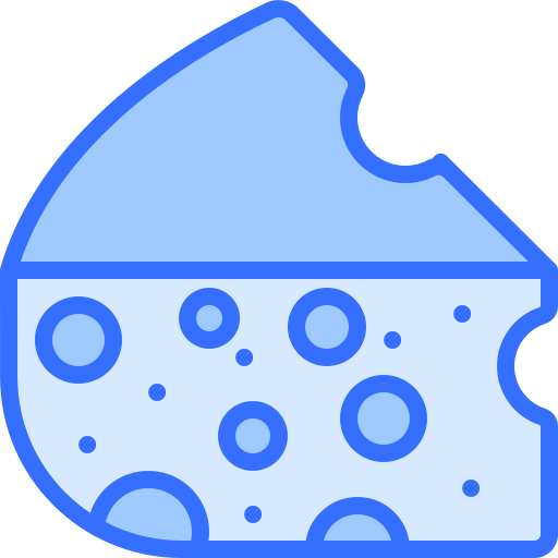 Cheese Coloring Blue icon