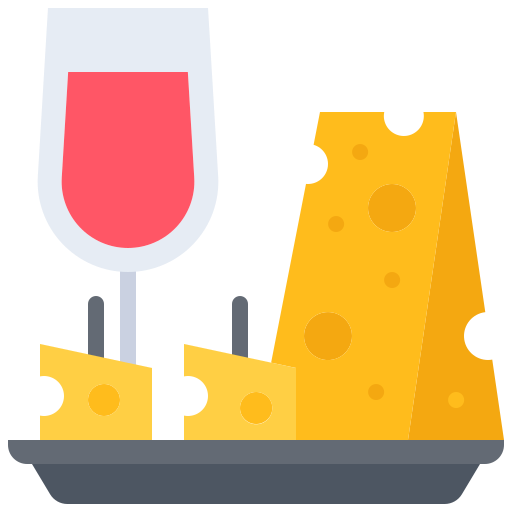 チーズ Coloring Flat icon
