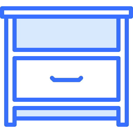 Cabinet Coloring Blue icon