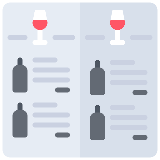 ワイン Coloring Flat icon