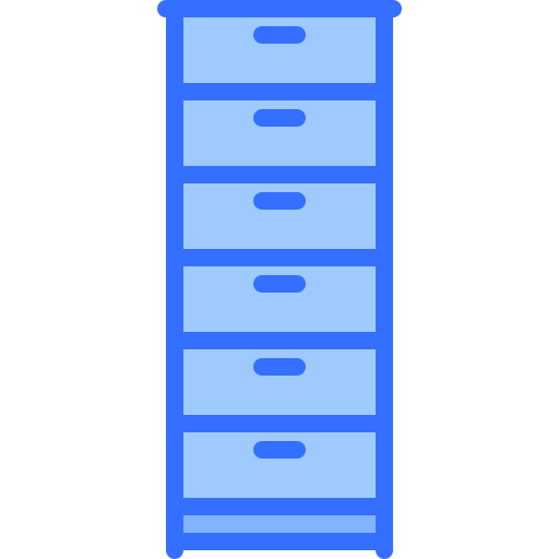 Dresser Coloring Blue icon