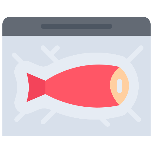 생선 Coloring Flat icon