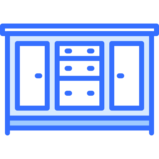 Dresser Coloring Blue icon
