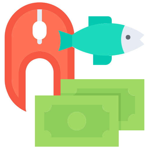 fisch Coloring Flat icon