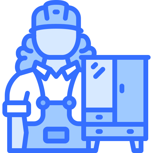 verkoper Coloring Blue icoon