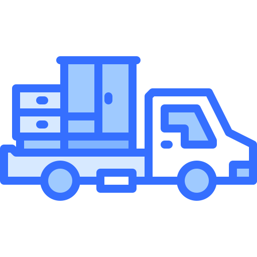 Delivery Coloring Blue icon