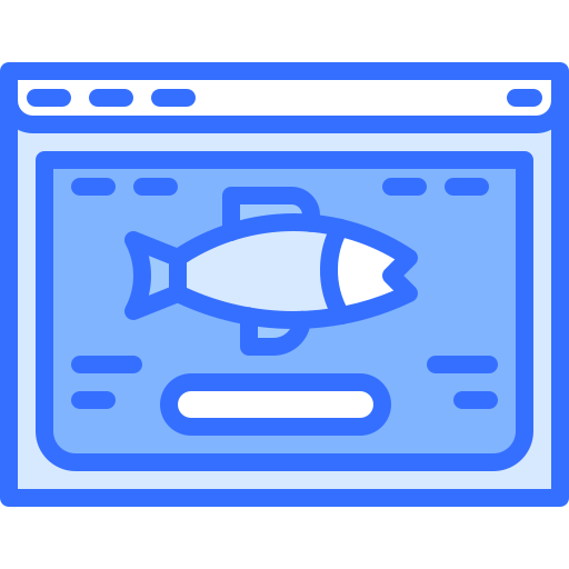 생선 Coloring Blue icon
