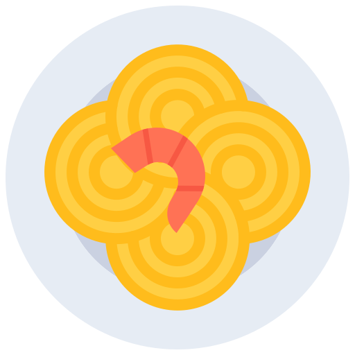 Pasta Coloring Flat icon